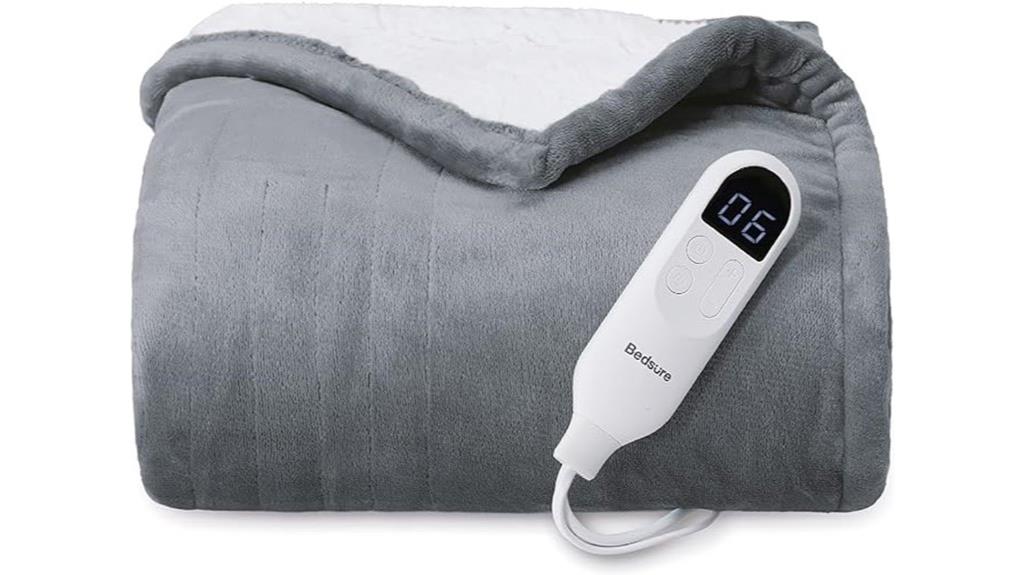 comfortable electric heated blanket