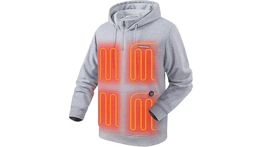 comfortable heated hoodie review