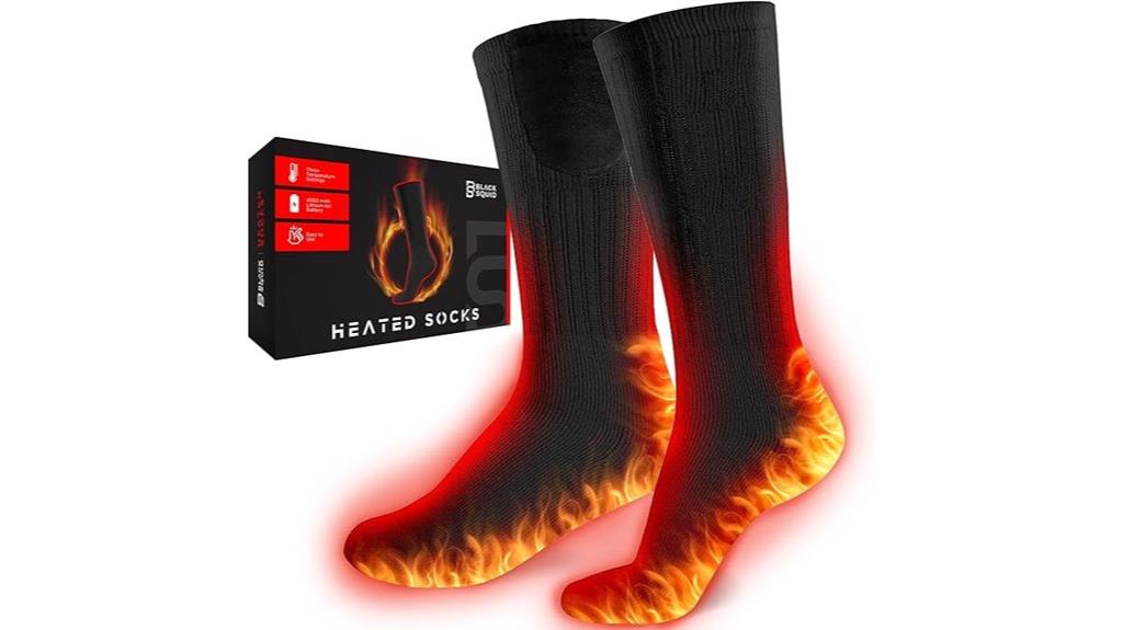 comfortable rechargeable heated socks