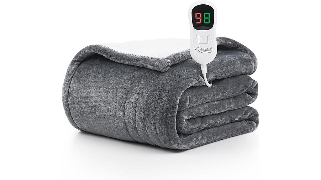 cozy electric throw blanket