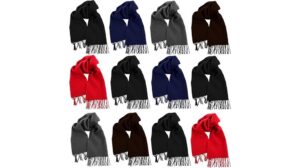 12 Pack Fleece Winter Scarves Review