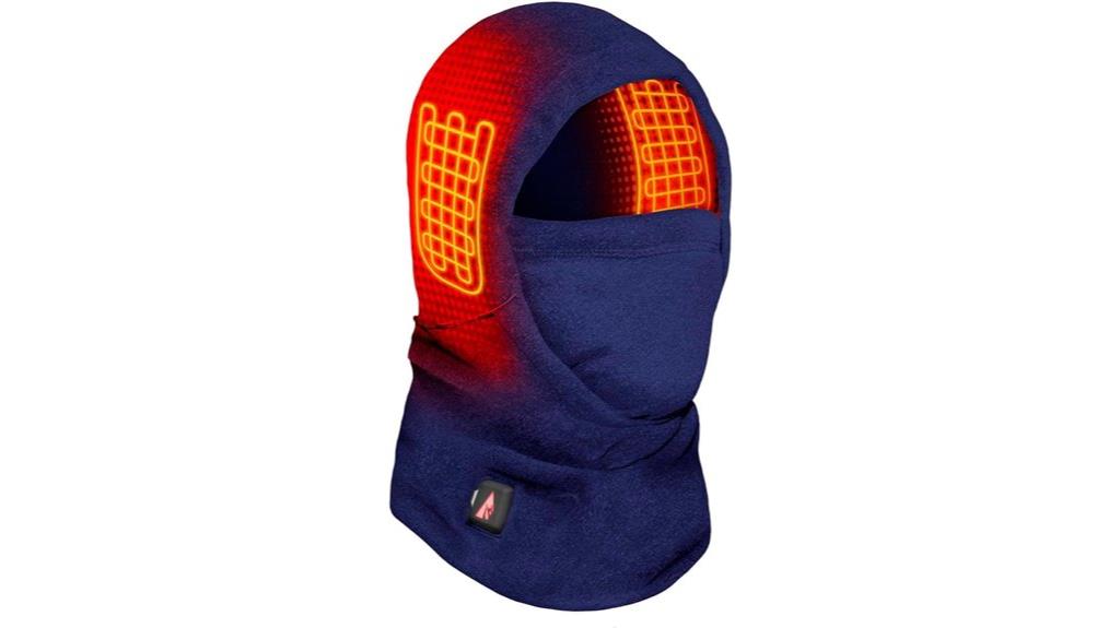 heated balaclava for warmth