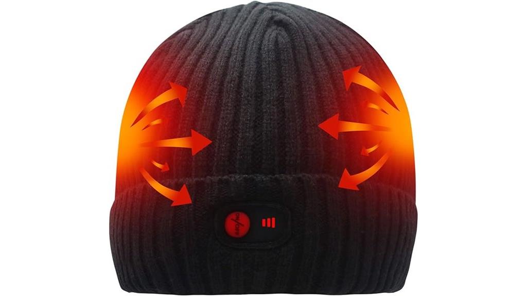 heated beanie hat review