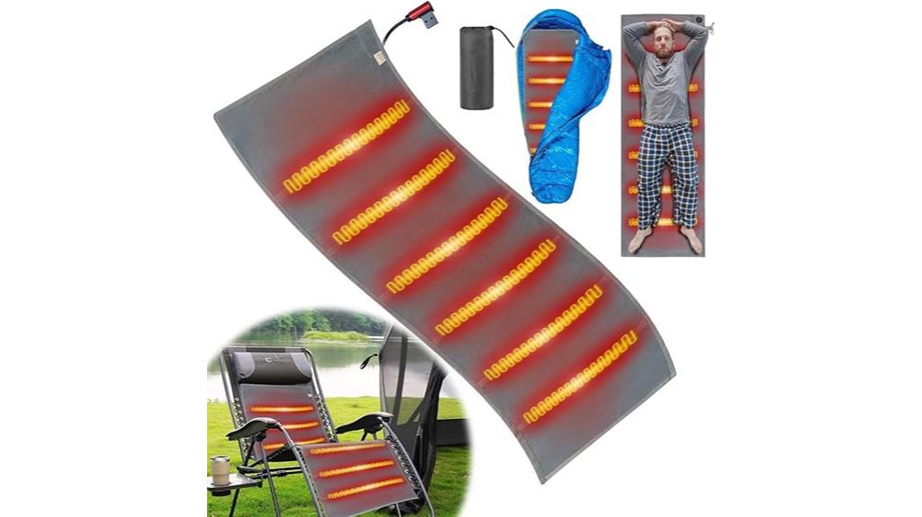 warm camping sleeping pad