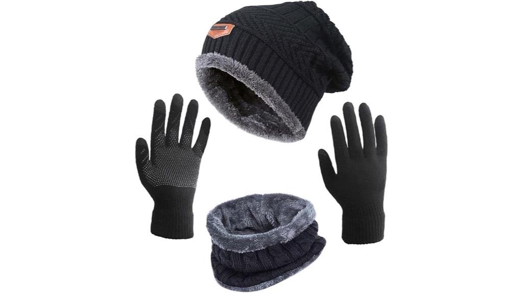 warm winter accessory set