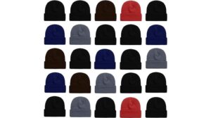 25 Pack Winter Beanie Hats Review